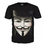 Camiseta V De Vendetta Anonymous Superheroe Adulto