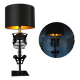 Lámpara De Mesa Gótica Con Forma De Esqueleto De Halloween,