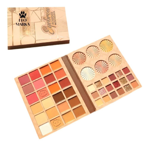 Paleta De Sombras 5en1 (sombra-gloss-blush-contour-iluminad)