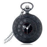 Reloj De Bolsillo Elegante Negro 