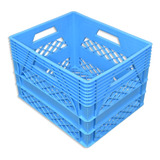 Caja De Plastico Agricola Lechera De 20 Lts 3 Piezas