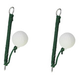 2x Bolas De Práctica De Golf Hierba Bola De Cuerda De