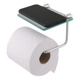 Suporte Para Papel Higiênico Com Prateleira Para Celular