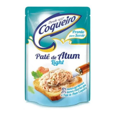 Patê De Atum Tradicional Light Coqueiro 170gr - Kit Com 3 | Frete grátis