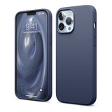 Funda Para iPhone 14 Pro De Silicona Liquida + Vidrio