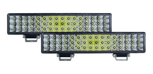 Set De Faros Luz Blanca 48 Leds Tunelight Universales 192w