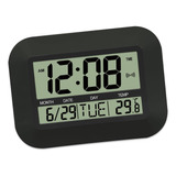 Reloj De Pared Digital Lcd Con Alarma Con Fecha Y Temperatur