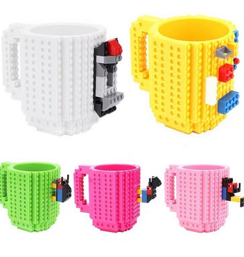 Pack X3 Taza Mug Lego + Accesorios