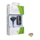 Kit De Carga Juega Xbox 360 Cargador Cable Batería 4800 Mah