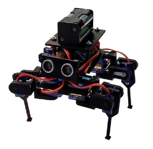 Kit Robot Cuadrúpedo 2.0 Arduino 8 S/c Robótica Educativa