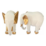Elefante Figura Decorativa De Ceramica, Animalista, Pintado