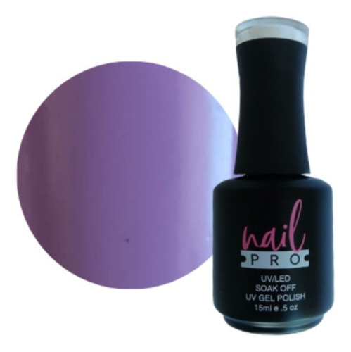 Gel Polish Color Morado Pastel Lila X084 Nail Pro Permanente