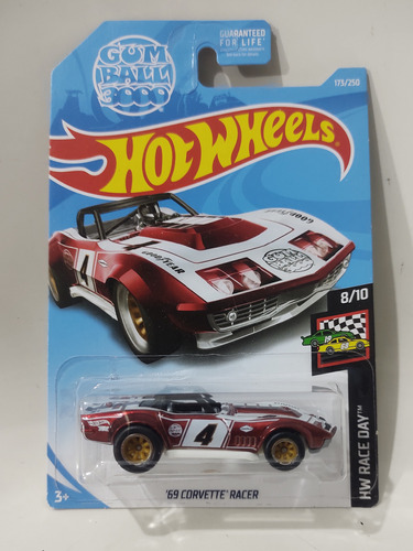 Hot Wheels '69 Corvette Racer Super Treasure Hunt Sth