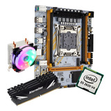 Kit Gamer Placa Mãe X99 Qiyida Ed4 Xeon E5 2620 V4 128gb Coo