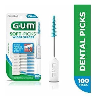 Gum Soft-picks Espacios Más Amplios Palillos Dentales, 100 C