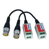 Balun Pasivo Cctv Camara Bnc A Cable Utp Par Bornera 8 Unida