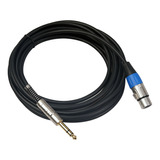 Cable Xlr De Micrófono, Conector Auxiliar Trs Para Mezclador