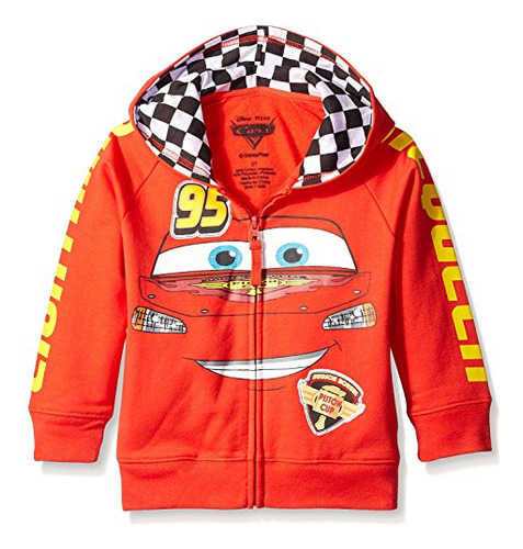 Sudadera Con Capucha De Cars '95 De Disney Para Niños Pequeñ