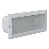 Balizador De Embutir Parede Externo Germany 6100 Branco 2un