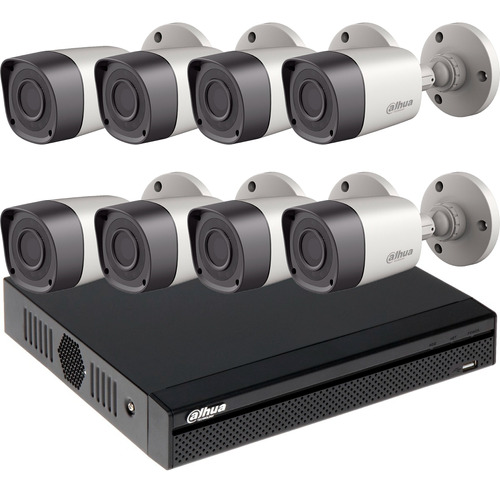 Kit Seguridad Dahua Dvr Full Hd 1080p 8 + 8 Camaras 2mp Cctv