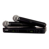 Sistema Inalambrico Shure Doble Microfono Blx288/sm58