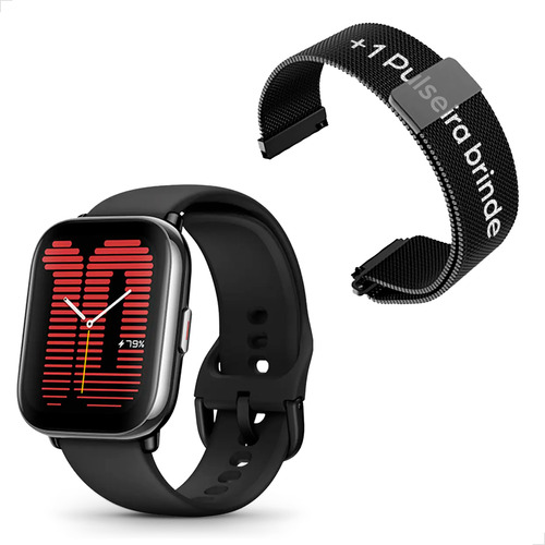 Smartwatch Amazfit Active + Pulseira Magnética Original