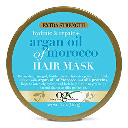 Ogx Mascarilla Para El Cabello Con Aceite De Argan Extra Fu