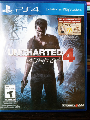 Juego Ps4 Uncharted 4 A Thief's End