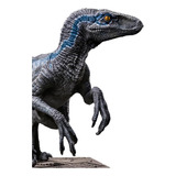 Estátua Velociraptor Blue B Jurassic World Iron Studios