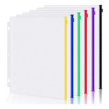 Kit De Folios Antner C/ Cremallera, Multicolor, Pvc, 6 Unida