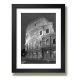 Quadro Decorativo Nova York Veneza Roma Coliseu Torre Pisa
