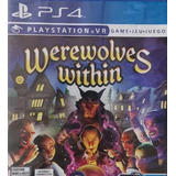 Werewolves Within Para Ps4 Playstation Vr Game Jeu Juego