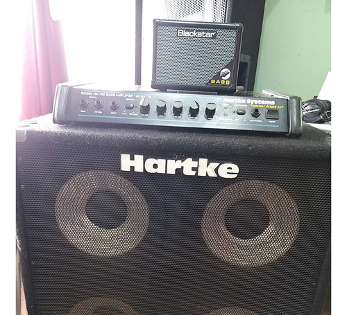 Amplificador Hartke + Caja 4x10