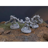 Miniaturas Juegos Rol D&d Set De Goblins Saqueo Impresión 3d