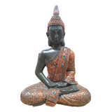 Estatua Imagen Buda Meditación Yeso 40 Cm