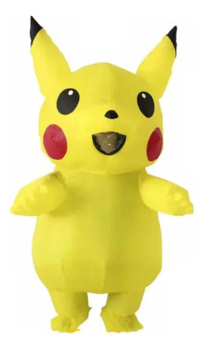 Disfraz Inflable Cosplay Videojuego Pokemon Go Legendario Pikachu Halloween Ahs