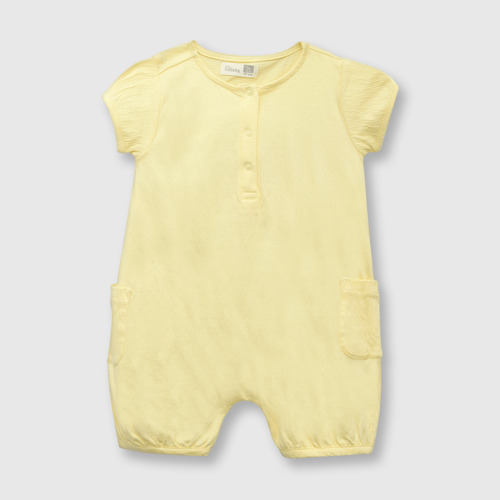 Entero De Niñas Relajado Amarillo / Yellow (3 A 36 Meses)