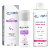 Kit Facial Dermaglós Rutina De Día Ultra Firmeza