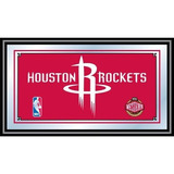 Nba Houston Rockets Logo Enmarcado Espejo