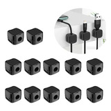 Organizador De Cables Para Escritorio Y Oficina, 12 Piezas