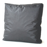 Funda Almohadón 65x65x10 Cm Ecocuero Ideal Sillón Algarrobo