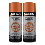 Paq 2 Pinturas Acrilica Para Rin Automotriz Color Cobre