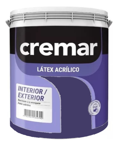 Latex Cremar Interior Exterior Color 20 Lts 