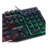 Pack Teclado + Mouse Kit Gamer Retroiluminado Led Rgb