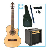 Guitarra Clasica Electroacustica Gracia M10eq + Amplificador