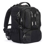 Mochila Negra Liviana Para Camara Dslr + Bolsillo Notebook .