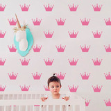 Vinilos Decorativos Pared Infantiles Corona Princesa Pack