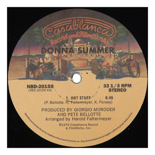 Donna Summer - Hot Stuff / Bad Girls Vinyl Single 