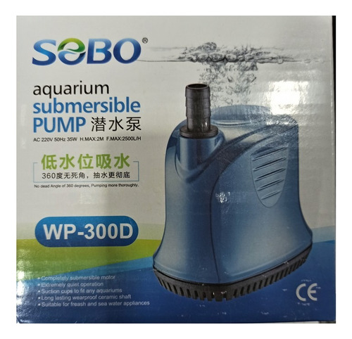 Bomba Agua Sumergible 2500 L/h Sobo / Fullventas