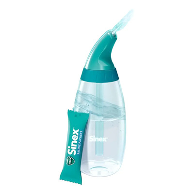 Lavado Nasal Vicks Sinex Irrigador Nasal Manual 30pz Salina Color Verde Claro | Envío gratis